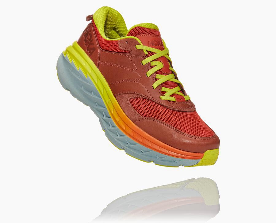 Tenis Hoka One One Feminino Vermelhas - Bondi L - 560-BFJCIE